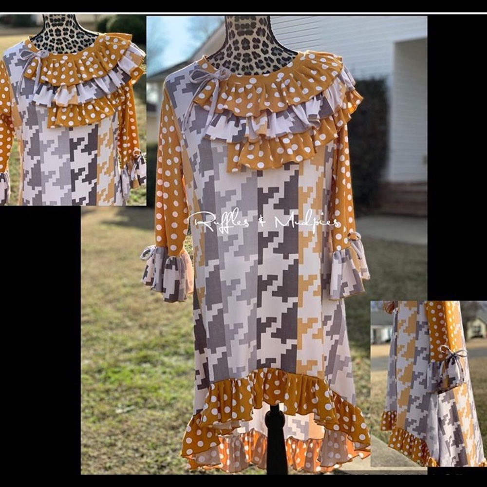 Custom top by Ruffles and Mudpies size m-l